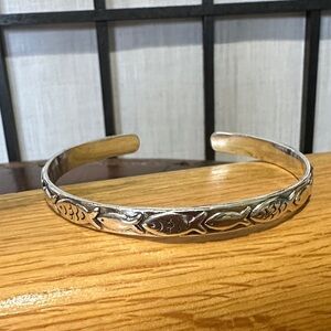 Fish Design Adjustable Cuff Bracelet Cape Cod 🌊